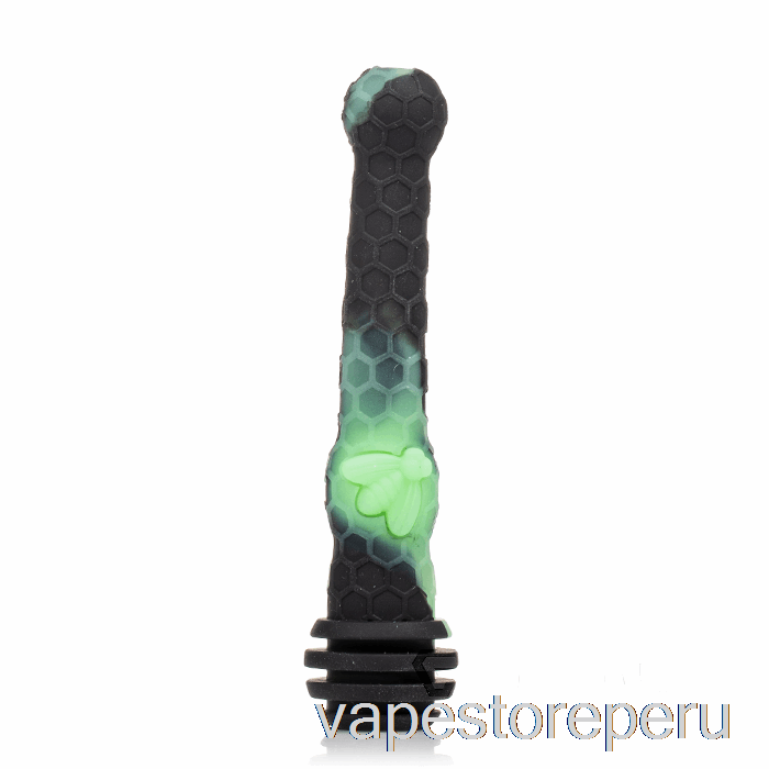 Vape Smoke Stratus Honey Cazo Silicona Dab Paja Negro / Uv Slime (negro / Uv Verde)